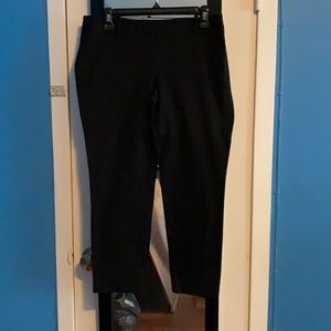 J.Crew black work pant w/ side zipper